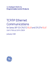 TCP/IP Ethernet Communications for Series 90