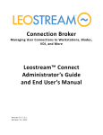 Connection Broker Leostream™ Connect Administrator`s Guide and