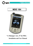 A-Manager Installation & maintenance instructions for PDA