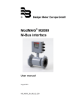 User manual_M-Bus_EN - Badger Meter Europa GmbH