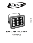 ELAR EXTQW FLOOD HP User Manual ver 2
