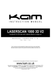 Kam Laserscan 1000 3D V2 manual v1 16-04-14