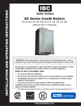 Installation Manual - IBC Better Boilers