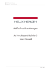 Ad Hoc Report Builder 3 User Manual