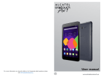 User manual - Alcatel OneTouch