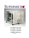 SC-830W CHASSIS SC-820W CHASSIS USER`S MANUAL