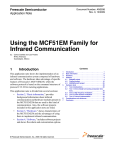 Using the MCF51EM Family for Infrared Communication