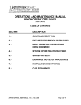 operations and maintenance manual winch operators panel