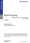 Renesas Starter Kit+ for RZ/A1H User`s Manual