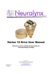 Harlan 12 Drive User Manual