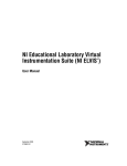 NI Educational Laboratory Virtual Instrumentation Suite (NI ELVIS