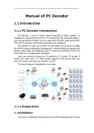 Manual of PC Decoder