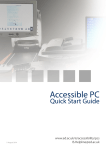 Accessible PC Quick Start user guide