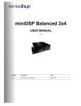 miniDSP Balanced 2x4