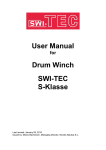 User Manual Drum Winch SWI-TEC S