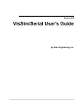 VisSim/Serial User`s Guide