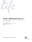 GeneArt® CRISPR Nuclease Vector Kit
