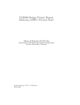 ELE800 Design Project Report - Department of Electrical and