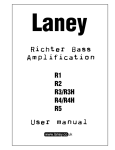 User manual Richter Bass Amplification