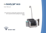 body-jet® ECO User Manual