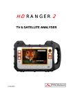 User manual for HD RANGER 2 (field strength meter)
