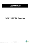 3KW/5KW PV Inverter User Manual