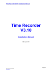 Time Recorder V3.10 - RFID reader_mifare RFID reader_web