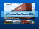 e-Trucking User Manual 2012