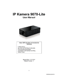 Aviosys IP Kamera 9070 Lite user manual