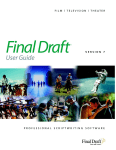 Final Draft User Guide