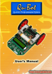 Qu-Bot User`s Manual - Robokits World, Easy to Use, Versatile