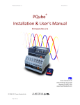 PQube Installation & User`s Manual