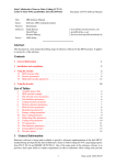 Abstract Contents List of Tables 1 General Information