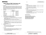 Whole Blood DNA Purification Kit