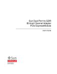 Sun Dual Port 4x QDR IB Host Channel Adapter PCIe