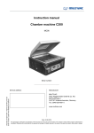 Instruction manual Chamber machine C200