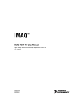 IMAQTM IMAQ PCI-1410 User Manual