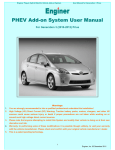 Enginer PHEV User Manual Generation 3 Prius