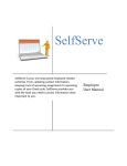 S3 Employee User Manual for SelfServe