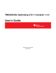 TMS320C55x Optimizing C/C++ Compiler