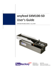 User Manual anyfeed SXM100-SD