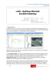 1 LAB1: Getting Started ArcGIS Desktop