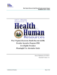 WV EHR 2nd Year Eligible Professional User Manual