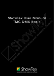 ShowTex User Manual TMC DMX Basic