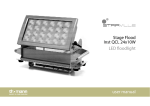 Stage Flood Inst QCL 24x10W LED floodlight user manual