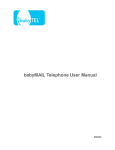 babyMAIL Telephone User Manual