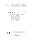 F3X33 Series User Manual