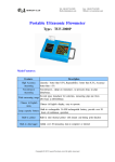 Ultrasonic Flowmeter Catalogue