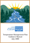 Temperature Management Plan - Oregon Association of Clean