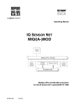 YSI IQ SensorNet MIQ/A-MOD Module User Manual